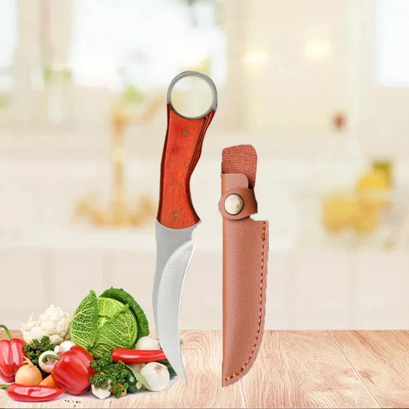 Chef Knife for Cooking Meat Cleaver Knife Kitchen Handmade Forged Knife Fruit Slicer Stainless Steel Professional Boning Knife