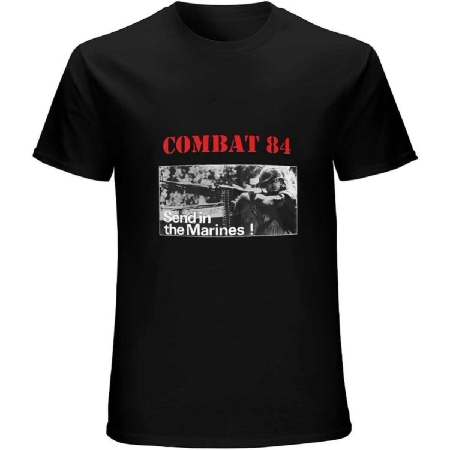 

DGCK Мужская Отправка в Морскую Пехоту! Хлопковая рубашка Combat 84 Черная S