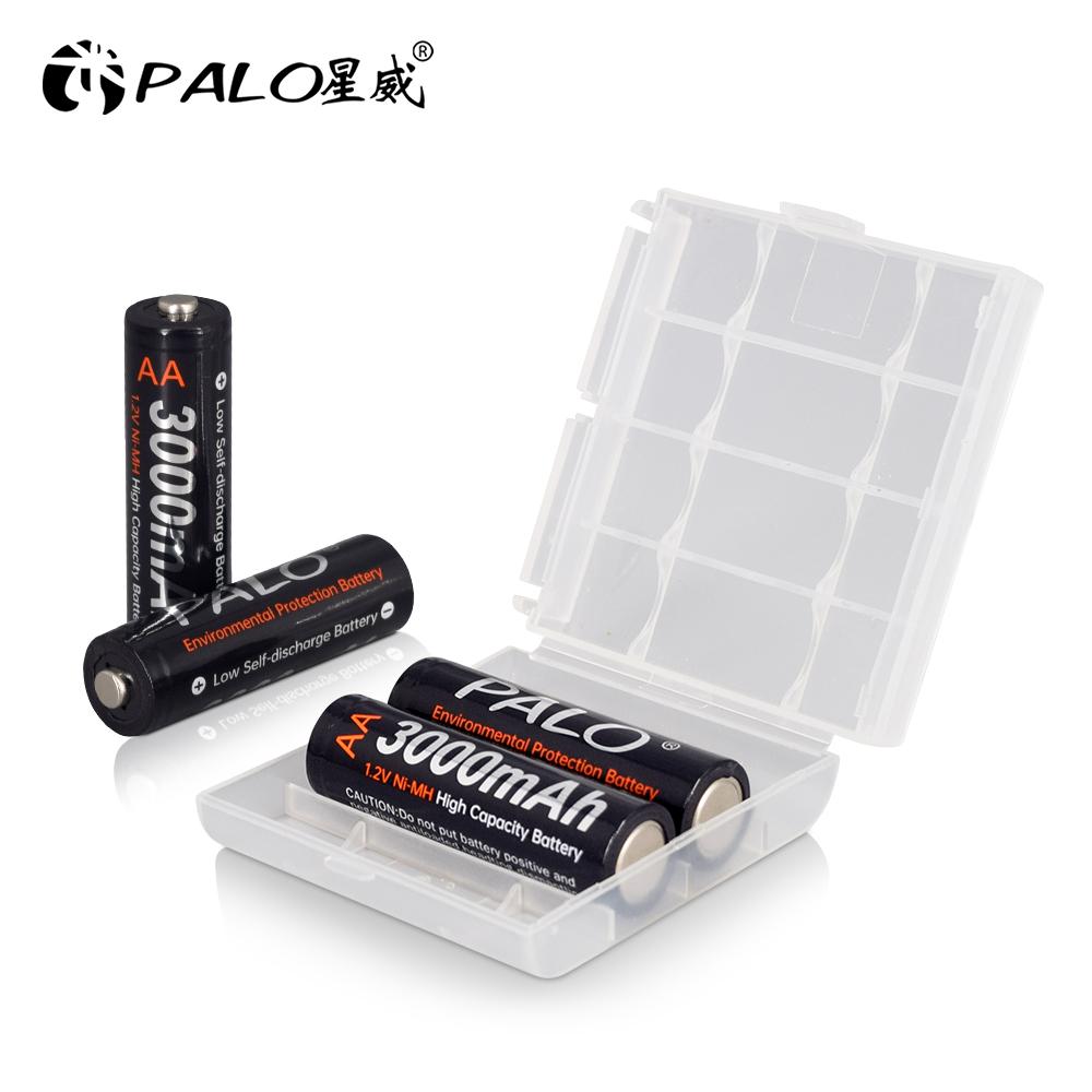 PALO 1,2 V 2a AA Akku AA NiMH 1,2 V 3000 mAh für Fernbedienung Spielzeug Kamera Batterie