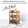 Mobile Multi-Layer Snack Storage Trolley for Kitchen