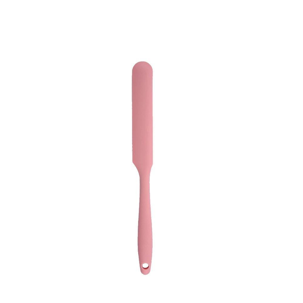 1/4pack Silicone Jar Spatula Long Handle Sourdough Scraper Butter Spatula Multi-functional Household Spare Blade Baking Tools