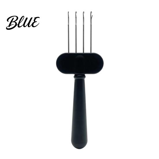 Plastic Crochet Hook 3/4-Latch Cord Knitting Tool DIY Binding-Off Edging Yarn Projects Weaving Crocheting Needle Blanket