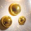 QX2E Set van 3 Halve Discobal Wanddecoratie voor Feestachtergronden en Kamerstyling