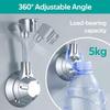 Suction Cup Shower Holder Adjustable Shower Head Holder Nozzle Handheld Holder Punch-Free Multi Angle Rotation Shower Bracket