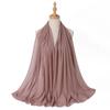 New Malaysia-Indonesia Pearl Chiffon Gypsy Hot Diamond Headscarf, Spring and Summer Long Ladies Hijab Scarf