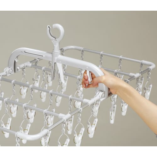 BEILU BE-01G (Gray) Laundry Supplies Horizontal Aluminum Hanger, 40 Pieces