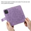 Phone Wallet Case With Card Slot Stand PU Lther Flower EmNaBossed  ive   Cover for   13