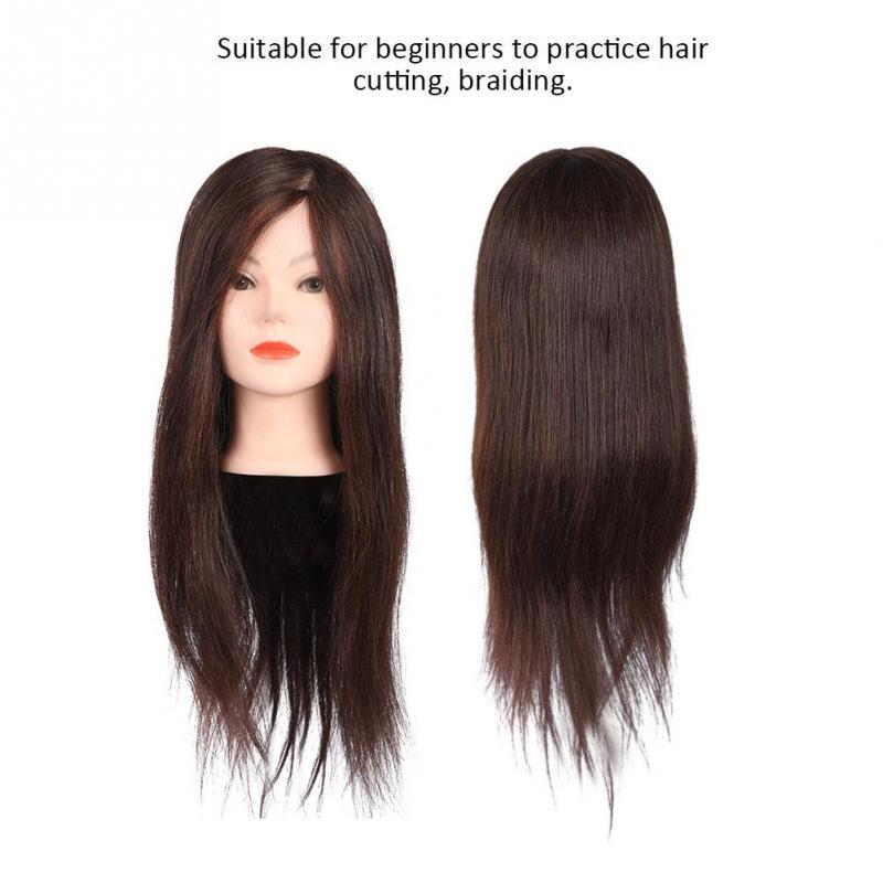 Hairdressing Training Styling Practice Colors Wig Dummy Mannequin