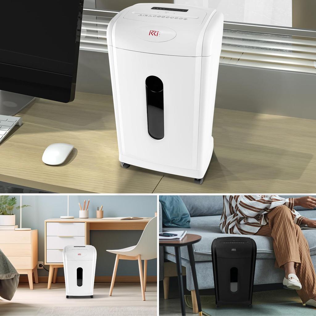Electric Shredder for Commercial 30L Large Shreds 18 Pieces Micro Cut 4x38mm Fine Cross Compatible with Continuous Cutting 10 Minutes Use, Capacity,
