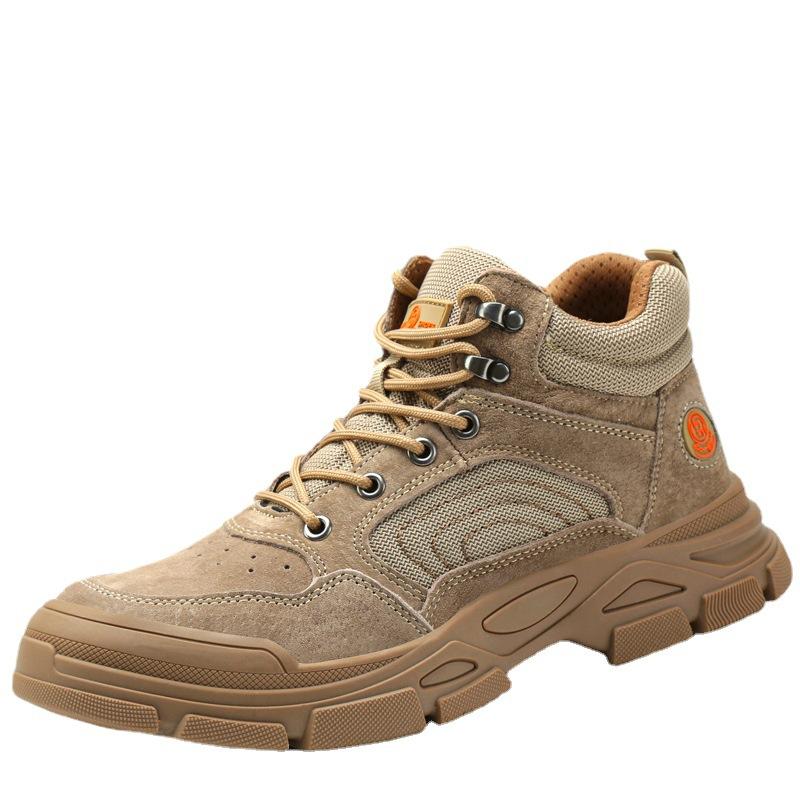 

Обувь для защиты труда Мужская Противоударная и Противопрокольная Легкая и Износостойкая Дышащая Защитная Рабочая Обувь 46