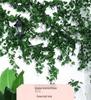 Artificial Green Grape Leaf Vine for Indoor Decor