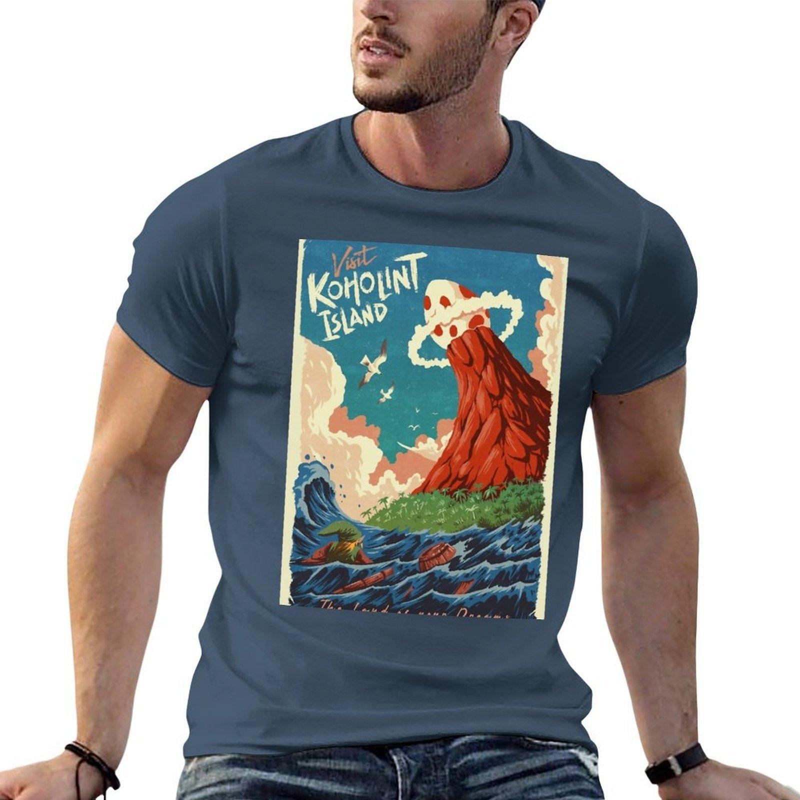 Visit Koholint Island TShirt t shirts for man slim fit man t shirts graphic TShirt S
