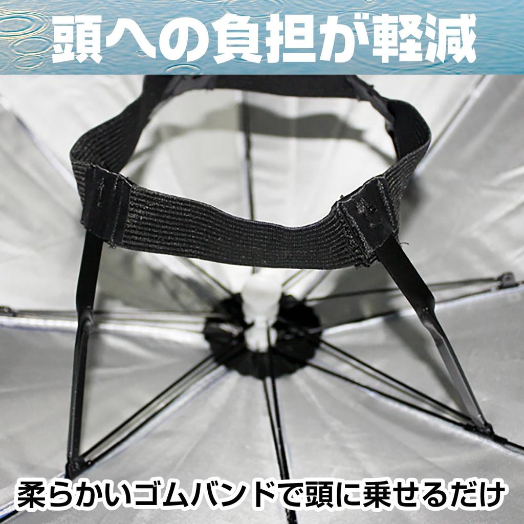 CAWKAY Schirm für Faltbaren UV-Freizeit-Angelschirm Faltbarer Kopf, Sonnenschirm, Schutz, Hut, Schirm, Hut, (Tarnen (65cm))