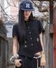RuNaKi'Hu' Wxts013 Harappa Asymmetrical Short Sleeve Shirt (Black)
