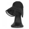 Shop   Women Wire Brim Breathable Open Velcro Sun Cap Hat Km Wh 0815 Black
