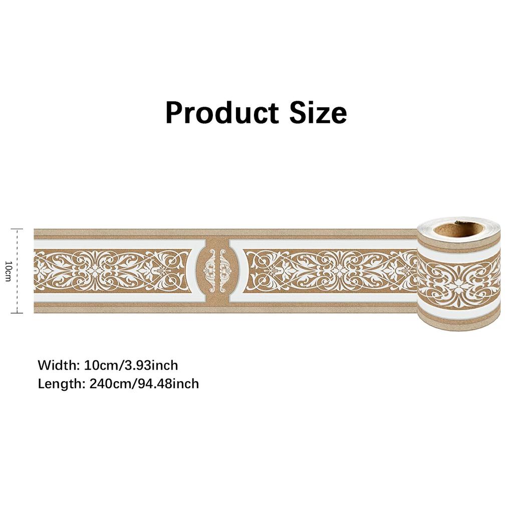 24 Styles Peel & Stick Wall Panels Trim - Waterproof Bathroom Molding for Tile Flooring, Home Staging & Rental Friendly Decor