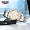 SKMEI 9382 Elegant Men's Quartz Watch Date Display Stainless Steel Strap Minimalist Business Watch for Man Reloj Hombre