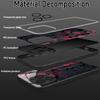 Geometrický voštinový design Potisk Tvrzené sklo Pouzdro na telefon Pro iPhone 11 12 13 14 15 16 17 Pro Max 17 Air 7 8 Plus XS X XR Kryt