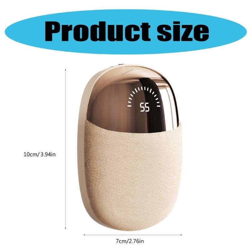 Comfortable Soft Hand Warmer Plush Handheld USB Charging Heater Rechargeable Hands Warming Device for Winter Season