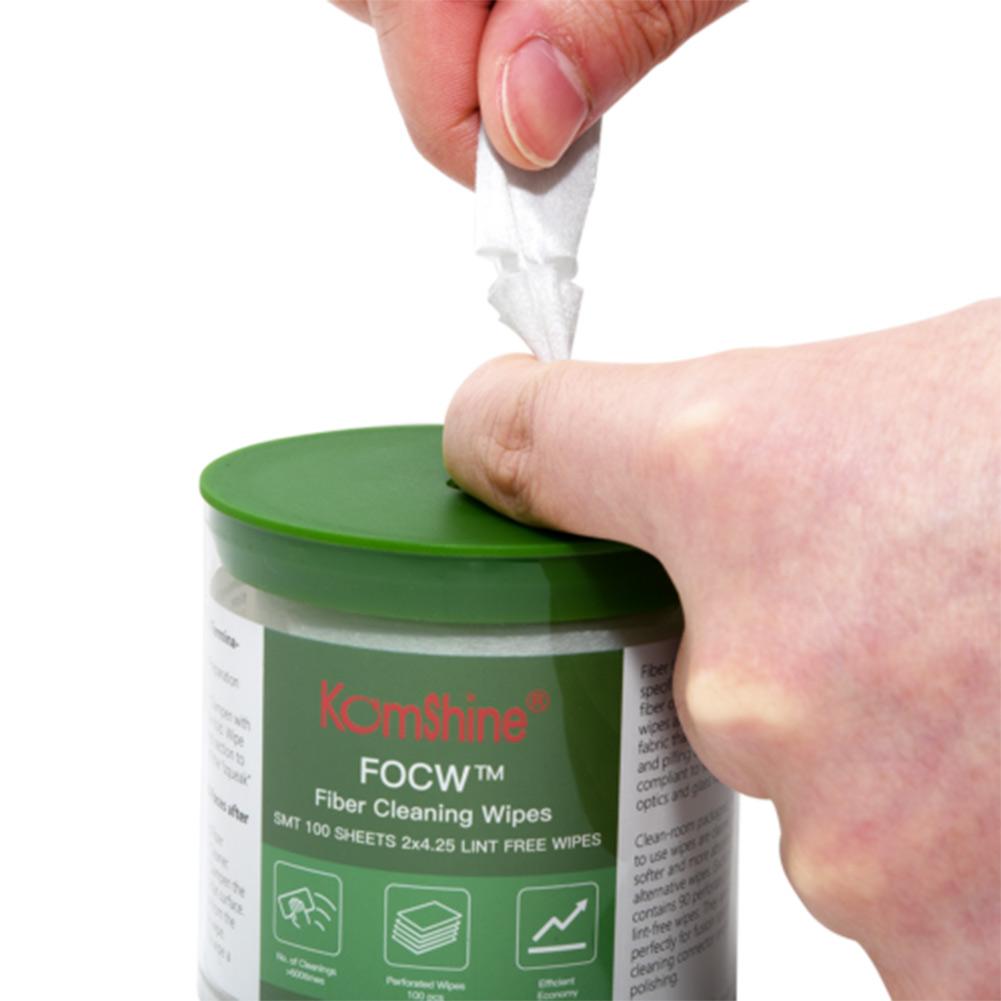 Buy LintFree Wipe Material Optical Fiber Cleaning Wipes Clean at