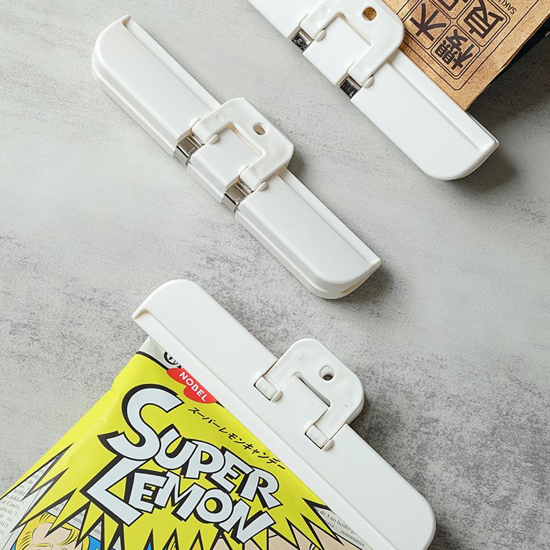2 PCS Food Sealer Clips Strong Airtight Seal Fresh Keeping Snack Bag Clips Moisture Proof Japanese Style Sealing Clips