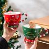 Gingerbread Man Coffee Cup, Christmas Mug, Creative Cartoon Cute Ceramic Mug Christmas Gift, Holiday Gift