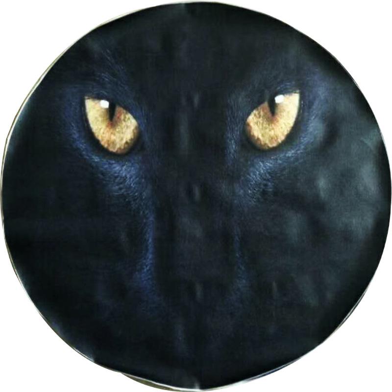 Univerzální kryt rezervního kola z umělé kůže s motivy medvěda, sněžného vlka a leoparda pro SUV