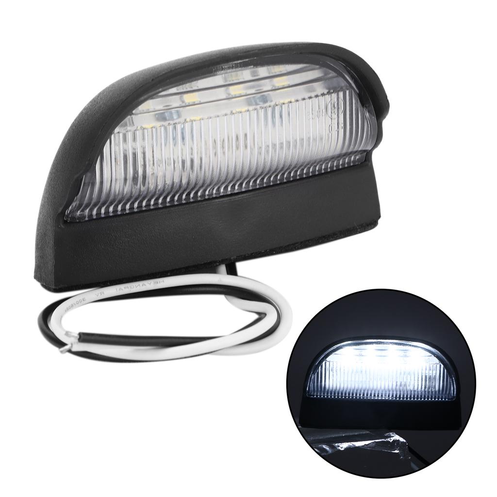 4LED License Plate Lamp Car Tail Lighting 10V?30V for Truck Trailer RVs SUV Boats