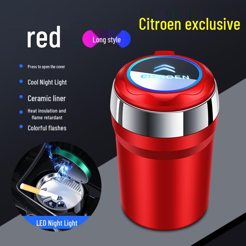 Seven-Color Ambient Light for Citroën Versailles C5/X, C6, and C3-XR Ashtrays