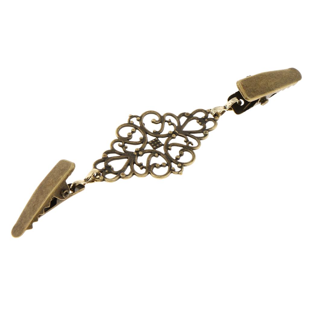 

Sweater Guard Brooch Alloy Clip Blouse Cardigan Shawl Holder for Women Maine Accessories