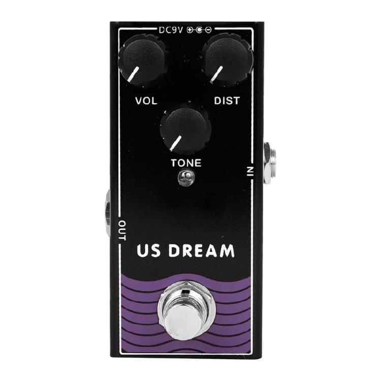 Overdrives Guitar Pedal, Overdrives Guitar Effects Pedal with Bright Tones, Small Size Guitar Pedal for Electric Guitar