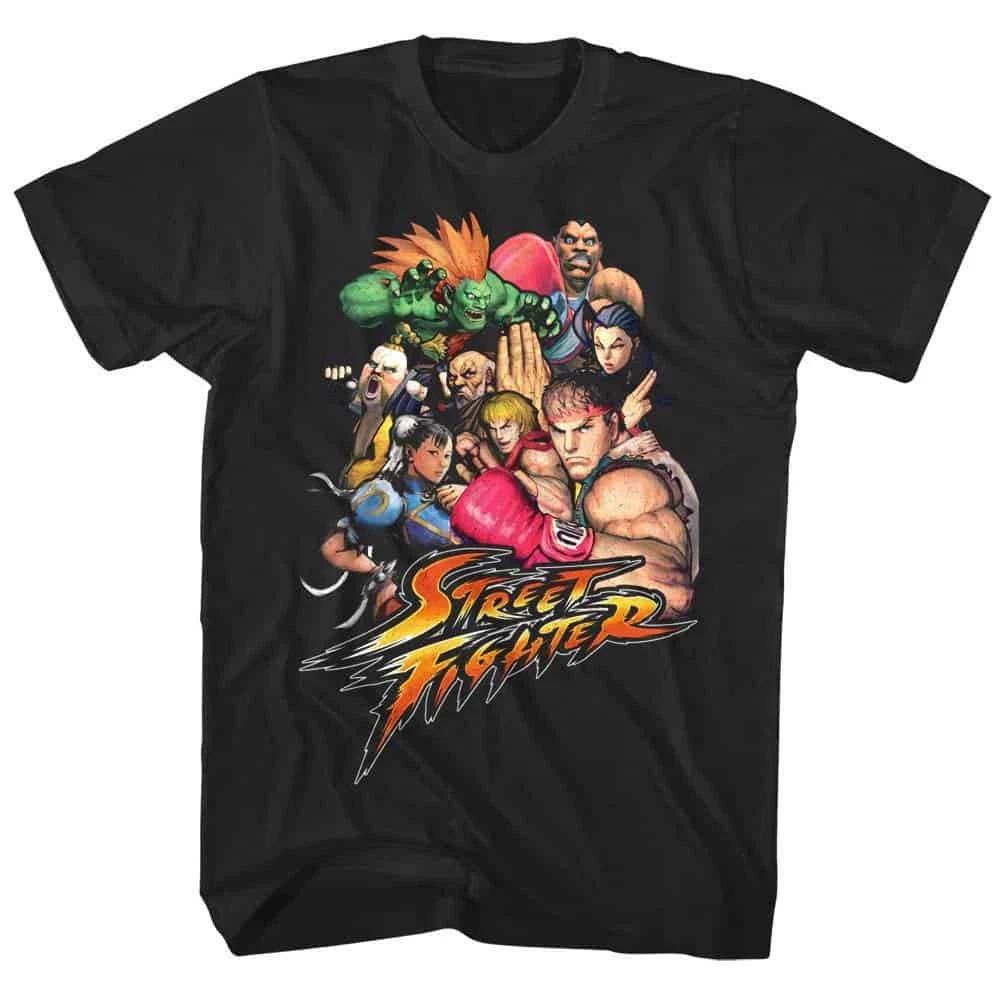 Street Fighter Family Photo Men s T Shirt XXXL