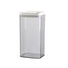 (SU)Rezervor Sigilat Bucătărie Pătrat Plastic Transparent Grain Proaspăt