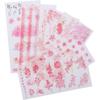 24sheets Washi Paper Flower Stickers Pink Cherry Blossoms Stickers Scrapbook Stickers Stickers  DIY