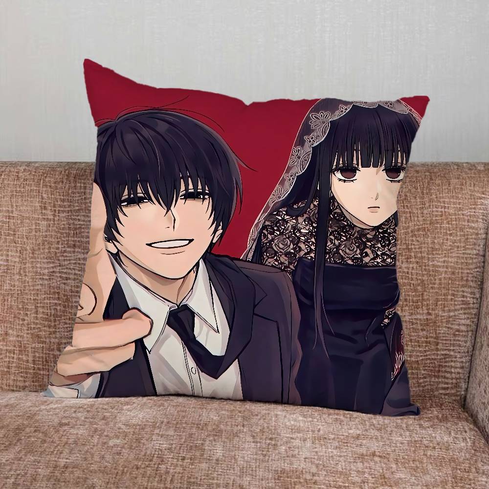 OOsaragi Sakamoto Comics Days Pillow Case Pillowcase Home Sofa Cushions Car Cushions Pillowcover Office Pillowshell Pillow