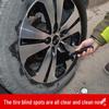 Car Tire Cleaning Brush - Round Head Wheel Brush for Effective Tire Cleaning