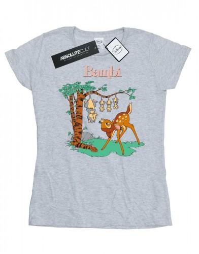Disney Womens/Ladies Bambi Tilted Up Cotton T-Shirt