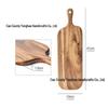 Acacia Wood Cutting Board - Kitchen & Restaurant Wooden Tray for Pizza, Steak, Fruit, and Bread