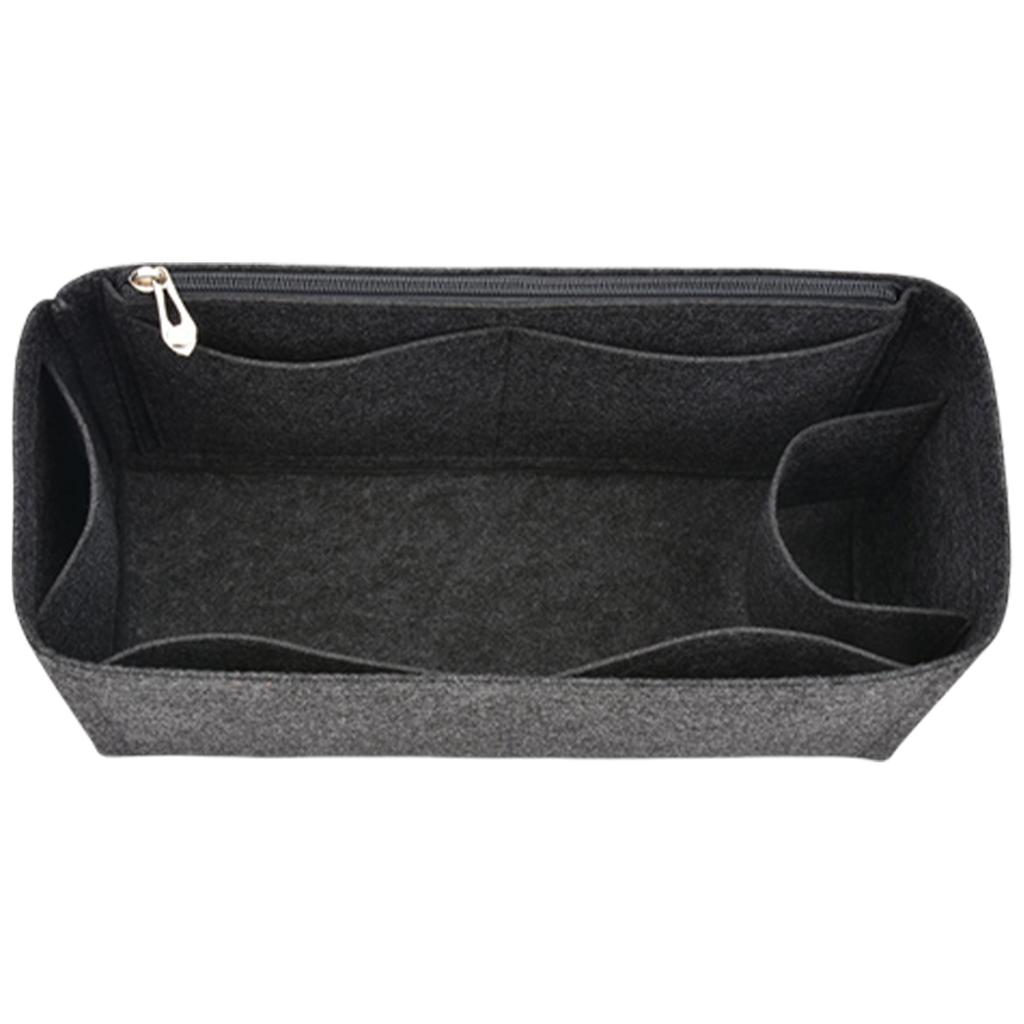 Felt Handbag Organizers Insert Multiple Pocket Purse Liner Organiser for Shoulder Bag Inner Pocket Pouches with Zippered