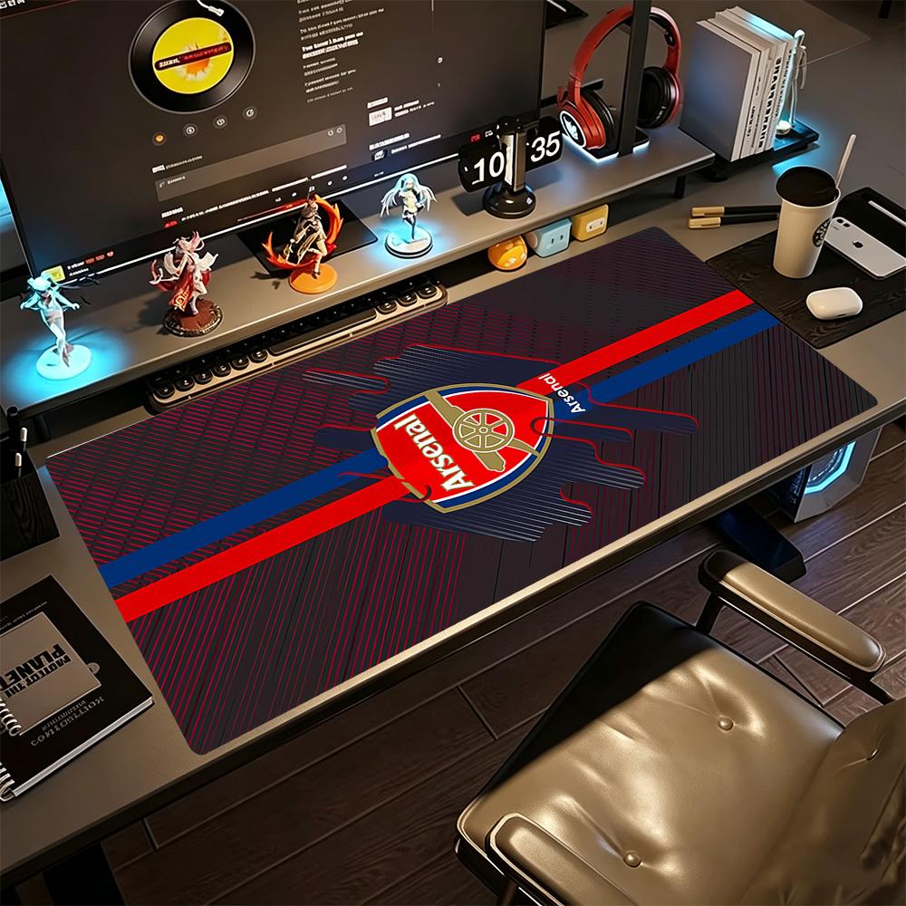 Arsenal Large Mouse Pad Desk Mouse Pad Computer Desk Mat Non-Slip Rubber Base Perfect for Office Laptop Gaming Setup