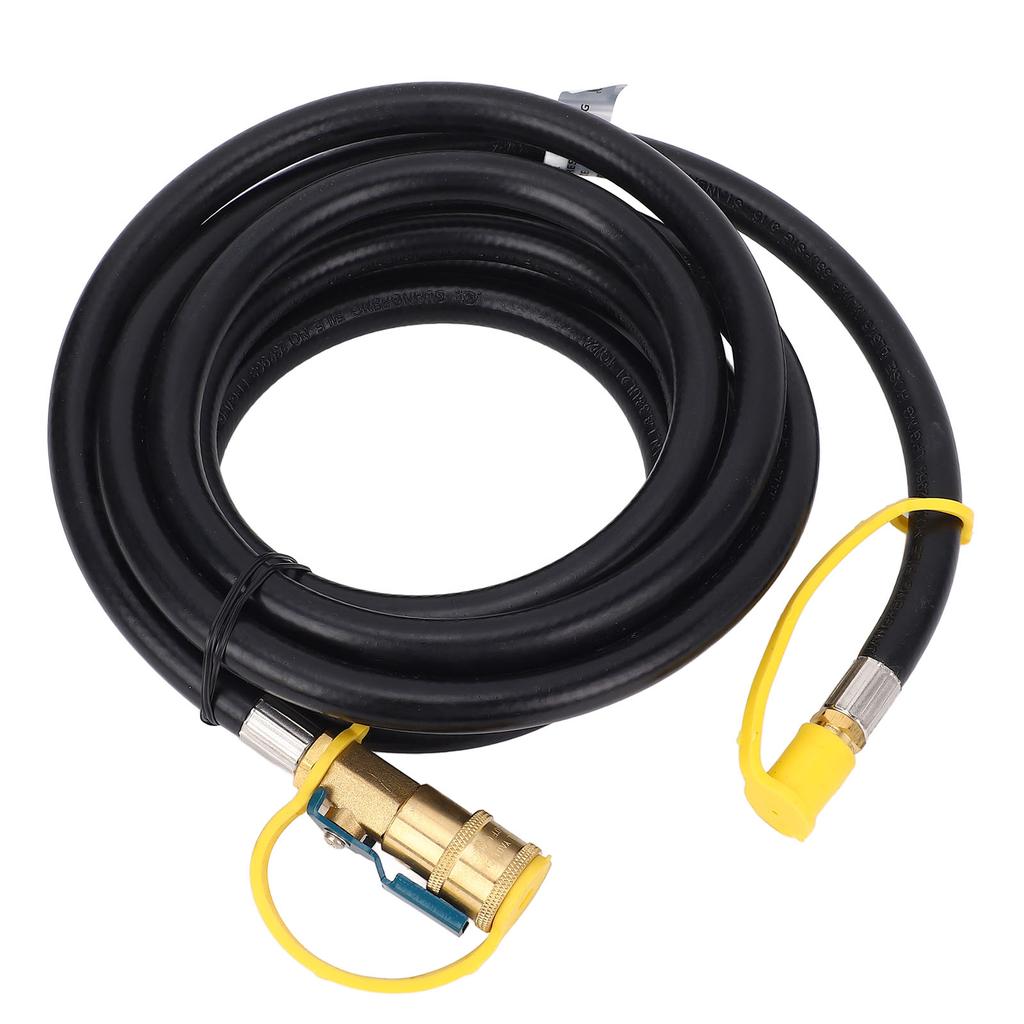 12FT RV Quick Connect Hose Quick Disconnect Hose Extension with 14in RV Adapter for Low Pressure