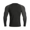 Men's Quick Dry Raglan Sleeve Long Sleeve Round Neck Sports T-shirt