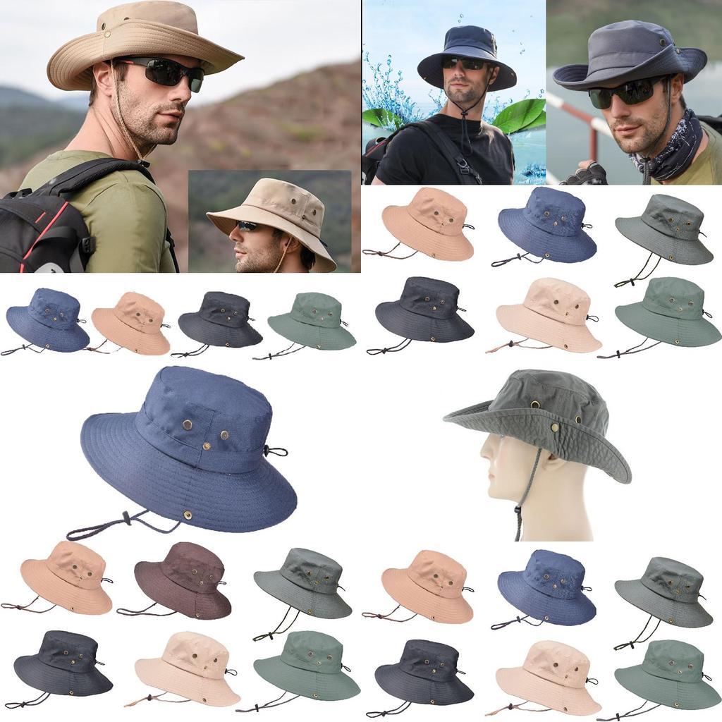 Stylish Boonie Bucket Hat Cap For Fishing Hunting Safari Sunproof And Windproof