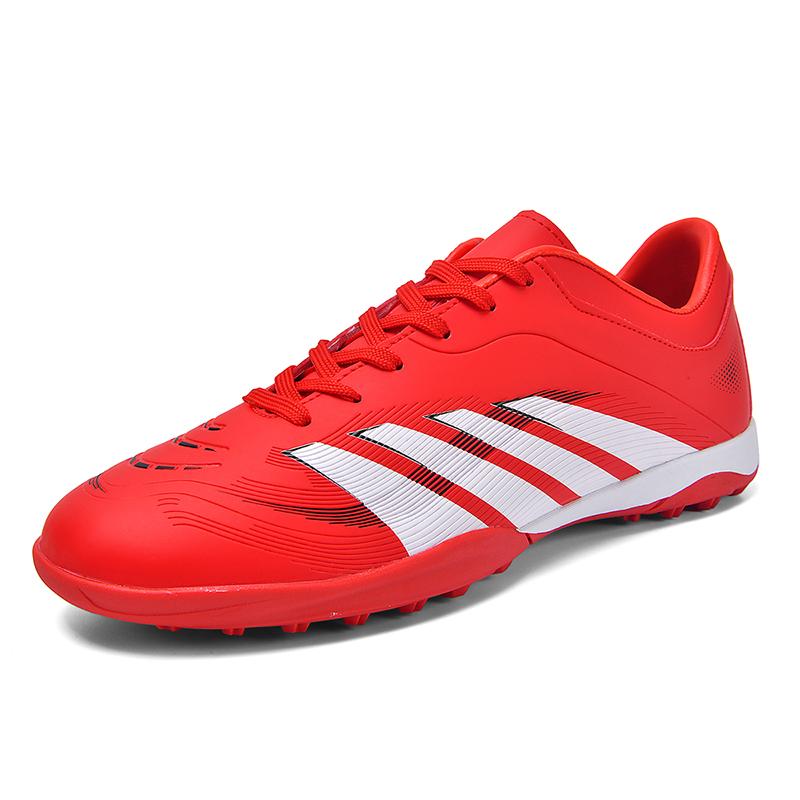 

Original Teenager Red Football Footwear Men Outdoor Grass Soccer Shoes for Training for Men Comfortable Non-slip Futsal Trainers Man 45