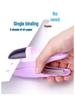 Kede You 5299 Staple-Free Labor-Saving Stapler for Office & Kids, Staples Up to 8 Pages
