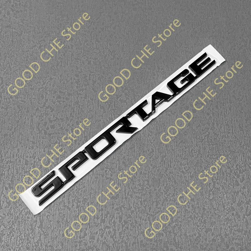 

1pcs 3D ABS SPORTAGE Logo Stickers for Car Rear Trunk Emblem Bumper Badge Decals