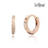 [LsSHOP] 14K Cut One-Touch Earrings (Gold Plated)_LJ0463BRE