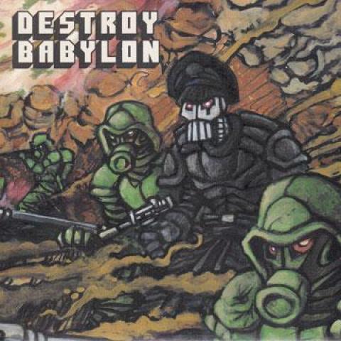CD DESTROY BABYLON - Shadow Army ADDCD006 Music Add 2008 US Reggae, Ska & Dub