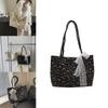 Large Capacity Canvas Floral Tote Bag For Women Stylish Shoulder Bag For Daily Commute