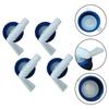 Blue Valve Outlet Tap 10mm Flow Control Plastic Ton Discharge Inlet Valve Outlet Tap for 5-30L Tank for DIN 45 AH 13/45